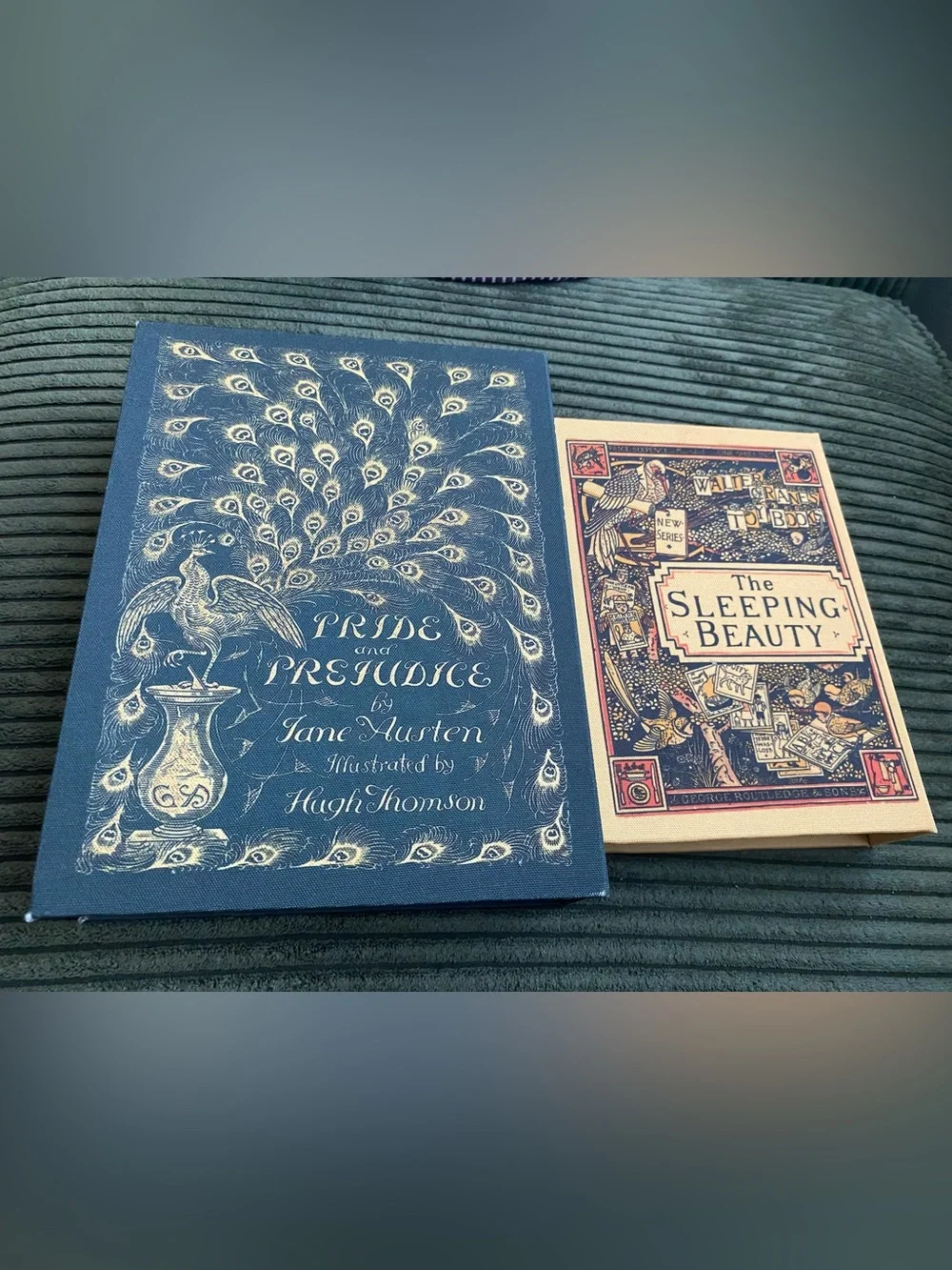 Secret Book Boxes Pride & Prejudice/Sleeping Beauty Decorative Storage Set of 2